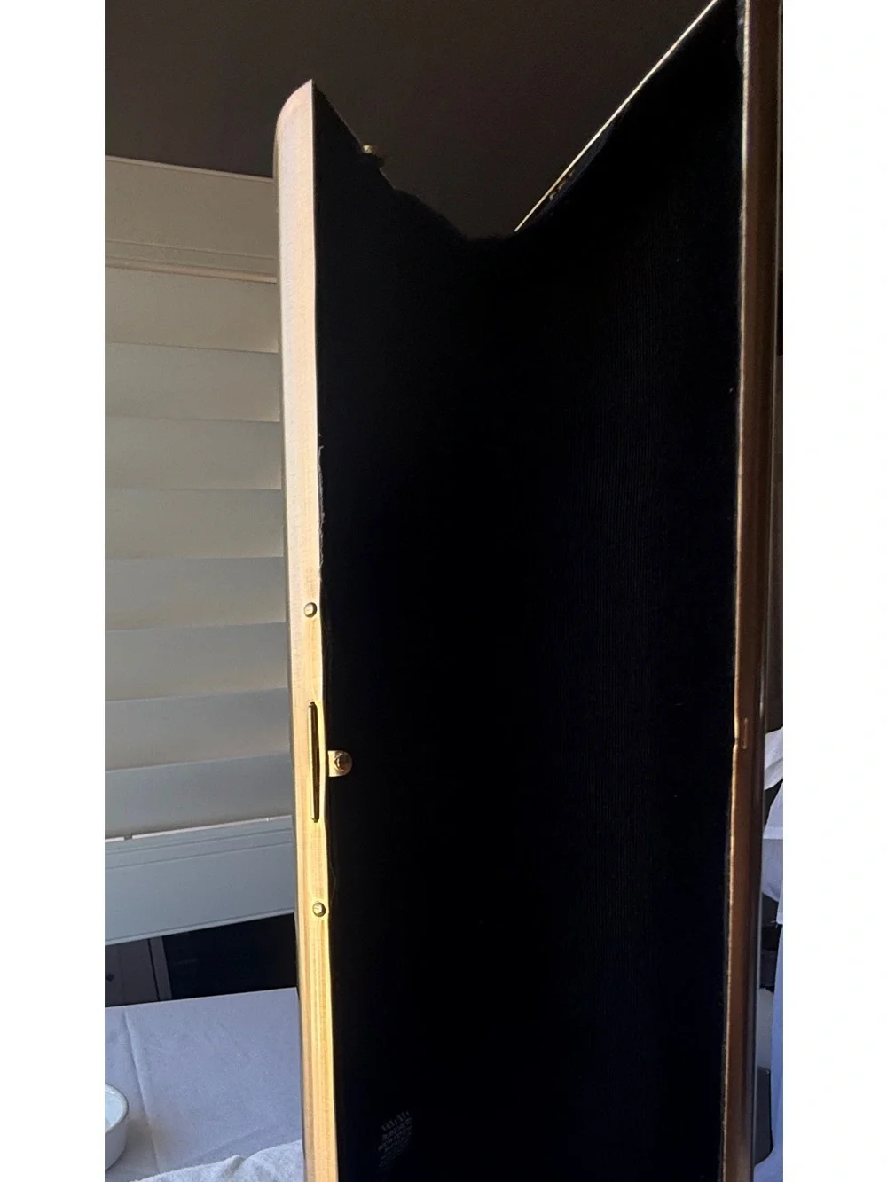 BCBGMaxAzria Metallic Gold Cylinder Clutch
